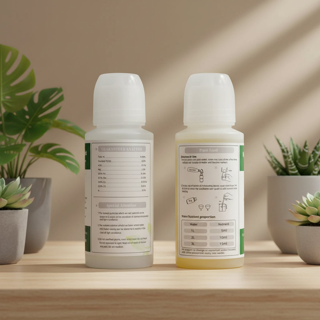 Hydroponic Plant Fertilizer A & B — Nutrient Solution for Indoor Gardens
