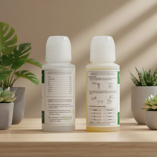 Hydroponic Plant Fertilizer A & B — Nutrient Solution for Indoor Gardens
