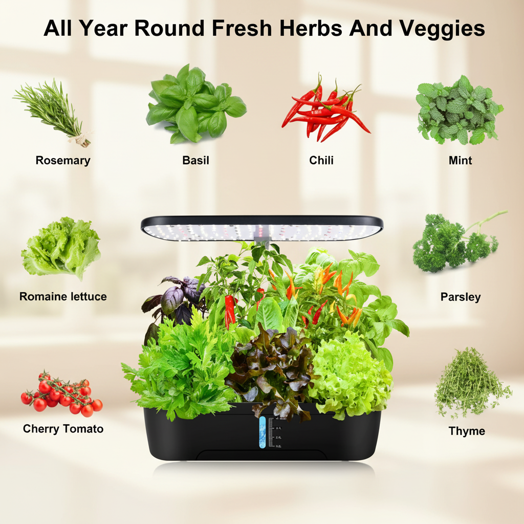 Redesigned Herbs & Veggies Infographic
